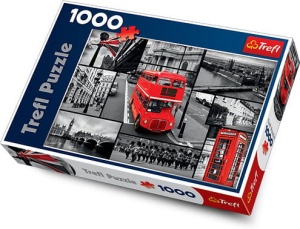 Trefl puzzle 1000 elementów kolaż Londyn 10278