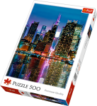 Trefl puzzle 500 elementów New York Manhatan nocą