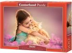 Castorland puzzle 500 elementów - Kotek z dziewczynką