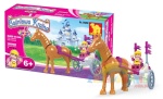 DROMADER 24202 klocki BAŚNIOWA KRAINA rydwan z koniemi 44 elementy