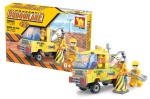 DROMADER 29403 klocki POJAZDY BUDOWLANE betoniarka 115 elementów
