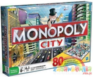 GRA MB MONOPOLY CITY - budynki 3D nowy sposób gry