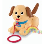 Fisher-Price Brilliant Basics piesek Snoopy do ciągnięcia