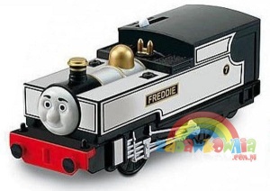 THOMAS TOMEK lokomotywka TRACKMASTER z napędem na baterie Frycek (Fredek, Ferdek)