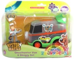Scooby Doo Ghosthunter Van - figurka Kudłatego i samochód świecące w ciemności