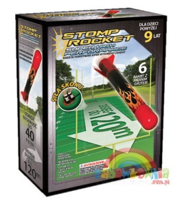 Stomp Rocket SUPER rakiety powietrzne z wyrzutnią - pułap max 120m