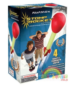 Stomp Rocket ULTRA rakiety powietrzne z wyrzutnią - pułap max 60m