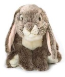 duży szary króliczek siedzący 29cm Anna Club Plush