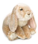 duży jasny króliczek siedzący 29cm Anna Club Plush