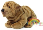 pluszowy piesek Sharpei 30cm Anna Club Plush - brązowy