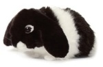 królik czarny kłapouchy 18cm Anna Club Plush