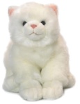 duży pluszowy biały kot 33cm Anna Club Plush
