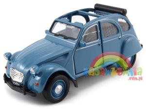 Citroen 2CV cabrio 1:34 - 39 WELLY z napędem