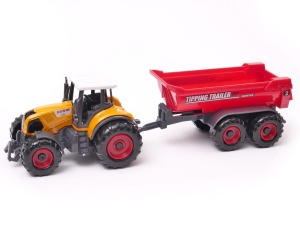 Mała farma - Traktor i przyczepa wywrotka