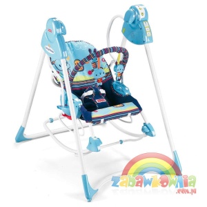 Fisher-Price Kołyska Huśtawka Bujaczek Leżaczek 3w1