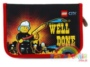 Piórnik z dwoma klapkami Lego City