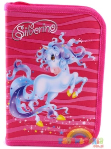 Piórnik pojedyńczy z wyposażeniem - Konik Silverino