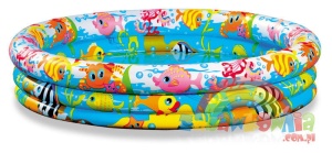 INTEX nadmuchiwany basen ogrodowy - rybki 132x28cm