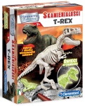 Skamieniałości T-rex - mały paleontolog