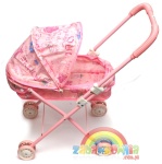Lekki składany wózek dla lalek - głęboki