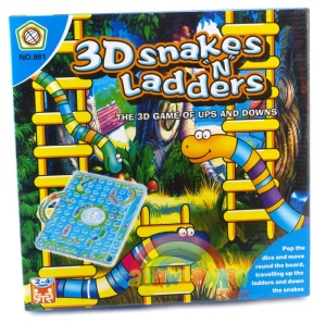Gra planszowa Węże i Drabiny 3D