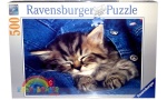 Ravensburger puzzle 500 elementów Kotek w Jeansach