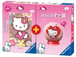Ravensburger puzzle kuliste Hello Kitty 60 elementów i 100 el. dwupak