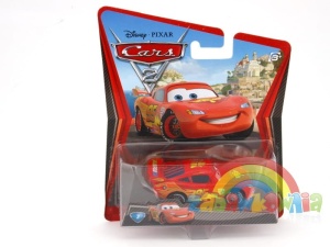 Auta 2 - samochodzik metalowy Matell Zygzak McQueen - Cars 2