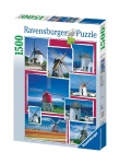 Ravensburger puzzle 1500 elementów Latarnie morskie
