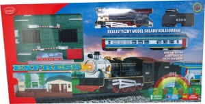 Kolejka na baterie DROMADER z przejazdem kolejowym