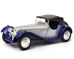 Jaguar SS 100 soft top 1:34-39 model WELLY