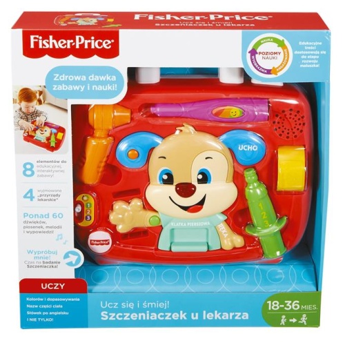 Fisher Price Ucz się i śmiej Szczeniaczek u lekarza-479206