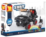 DROMADER 23505 klocki POLICJA SWAT samochód terenowy sił specjalnych 288 elementów