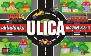 Edukacyjna układanka magnetyczna ULICA - RUCH DROGOWY