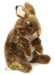 Pluszowy Zając Szarak siedzący 30cm - WWF Plush