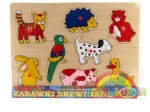 00168 Układanka drewniana - zwierzęta