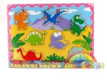 00180 Układanka drewniana - dinozaury
