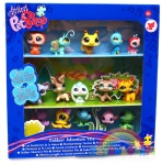 Duży zestaw Littlest PetShop - 15 zwierzątek