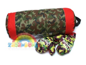 Worek bokserski 45cm dla dzieci z rękawicami
