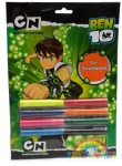 Malowanka z flamastrami BEN 10