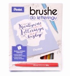 PENTEL - zestaw z lekcjami letteringu z pisakami Touch Brush
