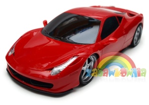 Duży sportowy samochód zadalnie sterowany ze światłami + akumulatorki