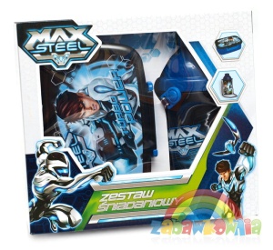 zestaw śniadaniowy - bidon i  śniadaniówka Max Steel