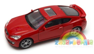 Hyundai Genesis coupe - model Welly skala 1:43
