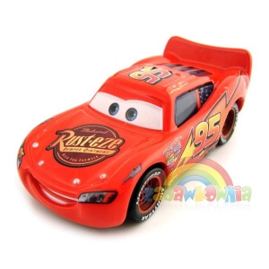 Auta 2 - samochodzik metalowy Matell Zygzak Lightning McQueen - Cars 2