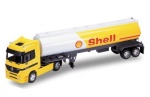 ciągnik Mercedes-Benz Actros z naczepą cysterna Shell 1:32 model Welly