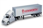ciągnik KENWORTH T2000 z naczepą kontener 1:32 model Welly