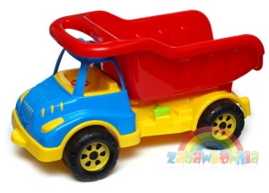 Duża kolorowa wywrotka do piasku 50cm