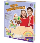 EKO ZWIERZAKI - puzzle 3D drewniane do malowania