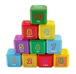Fisher Price 10 klocków Pierwsze słówka - cyferki